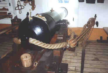 Vorderlader auf HMS Warrior